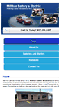 Mobile Screenshot of millikanbattery.com